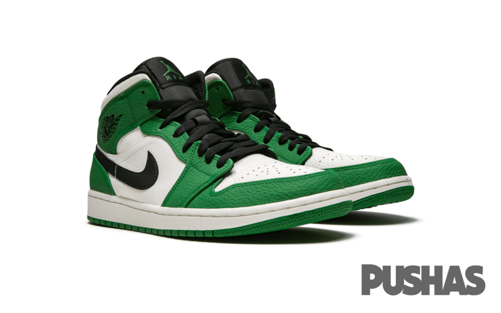 Air Jordan 1 Mid Pine Green 2018 PUSHAS