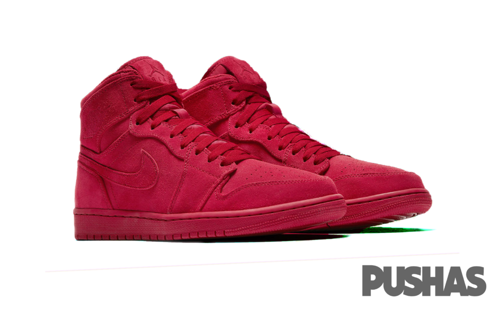 Jordan 1 retro red suede sales