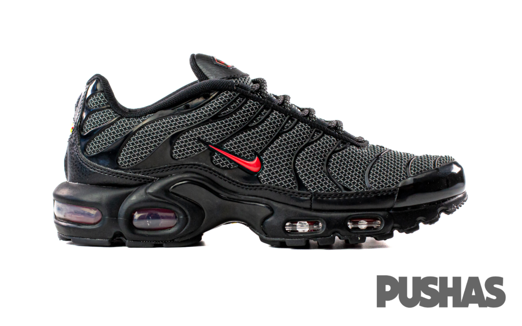 Air Max TN Plus Metal Mesh Black Red 2021 PUSHAS