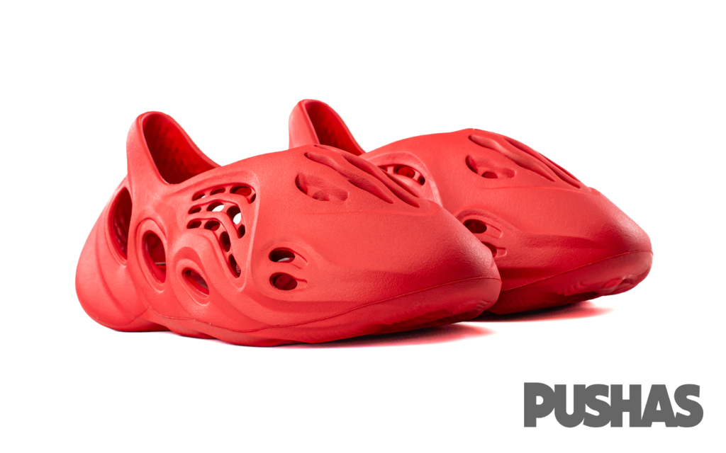 Adidas Vermillion Yeezy Foam Runner – On The Arm