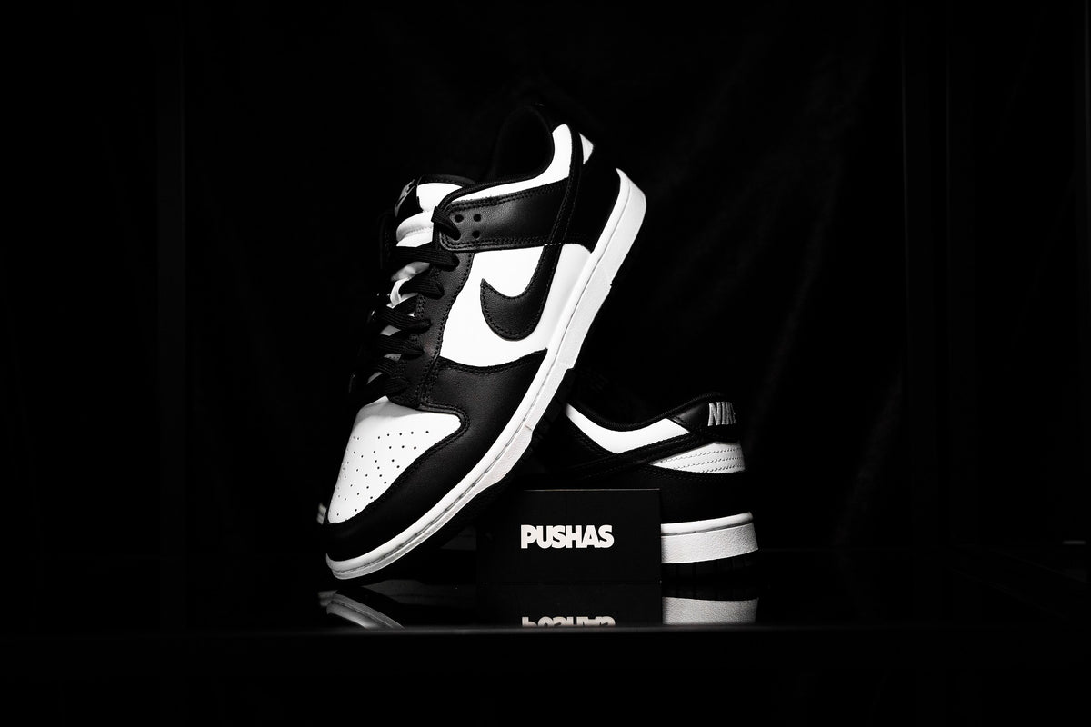 Nike Dunk Low 'Panda' in white and black, assessed for 2024 buyers