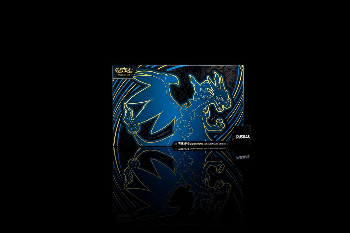 Pokémon TCG Mega Charizard X ex Ultra-Premium Collection photographed by PUSHAS