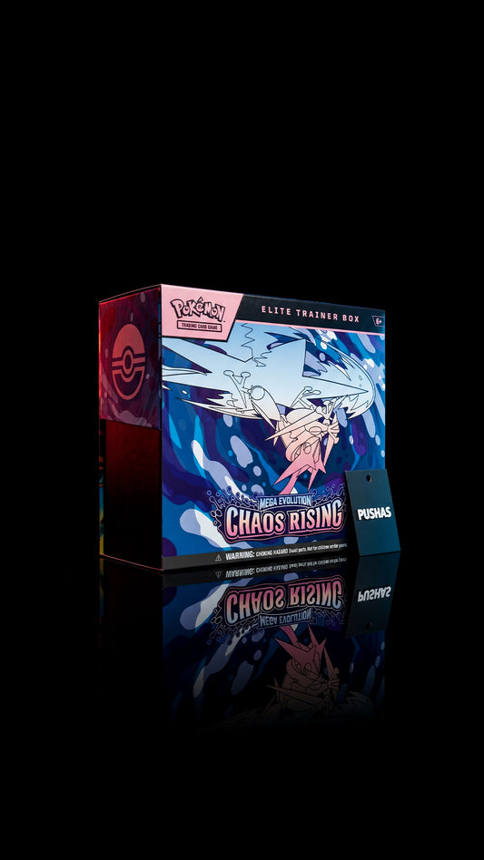 Pokemon TCG Mega Evolution Chaos Rising Elite Trainer Box at PUSHAS