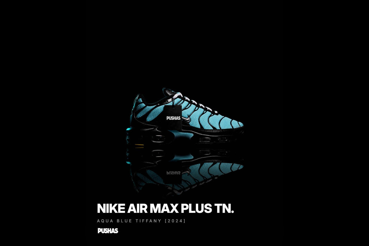 Nike Air Max Plus TN 'Aqua Blue' photographed by PUSHAS