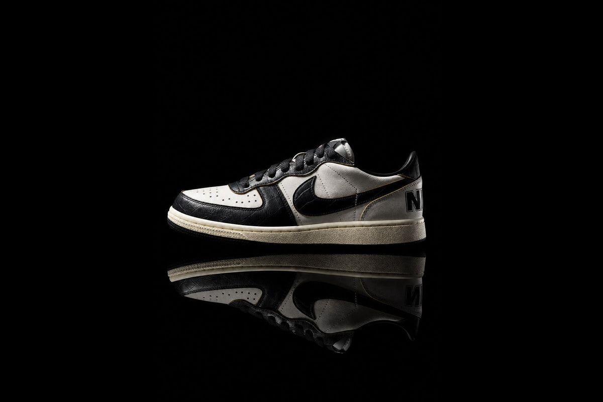 Nike Terminator Low PRM 'Black Croc' photographed by PUSHAS