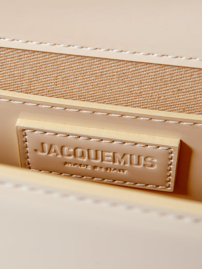 Jacquemus Leather Long Shoulder Bag 'Ivory'