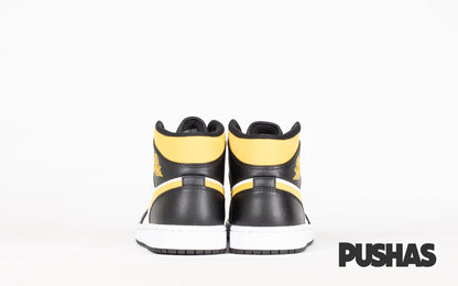 [Refurbished] Air Jordan 1 Mid 'White Pollen Black'