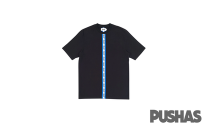 Palace-Vertical-Weave-T‑Shirt-Black