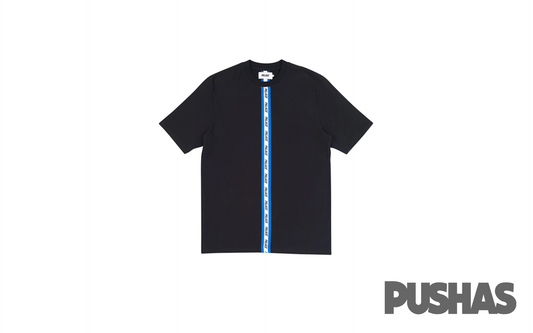 Palace-Vertical-Weave-T‑Shirt-Black
