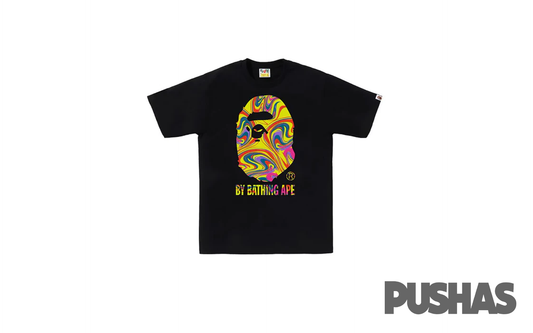 Bape-Marbling-By-Bathing-Ape-Tee-Black-2023