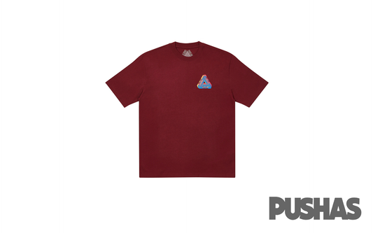 Palace-Tri-Ferg-Colour-Blur-T-shirt-Burgundy-2020
