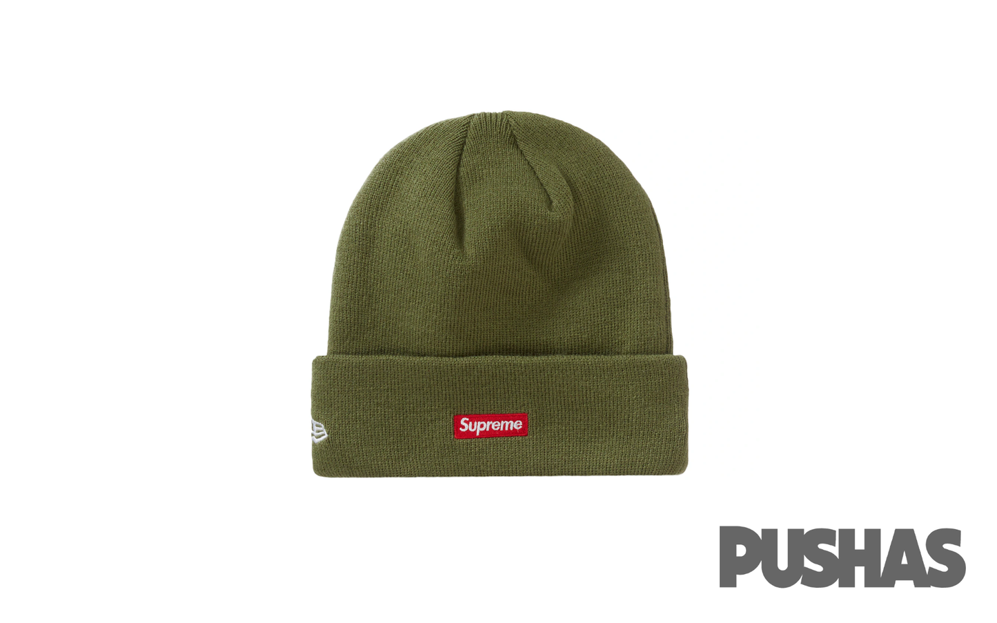 Supreme New Era S Logo Beanie 'Olive' (2023)