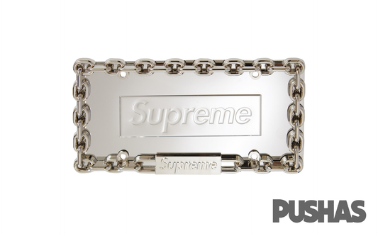 Supreme-Chain-License-Plate-Frame-Silver-2018