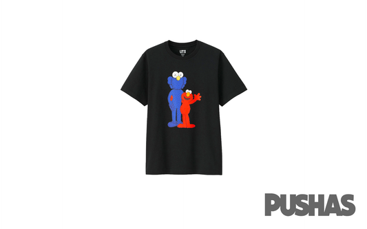 KAWS-x-Uniqlo-x-Sesame-Street-BFF-Elmo-Tee-Black-2018