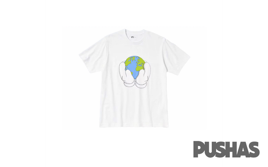KAWS-x-Uniqlo-Peace-For-All-S/S-Graphic-T-shirt-White-2023
