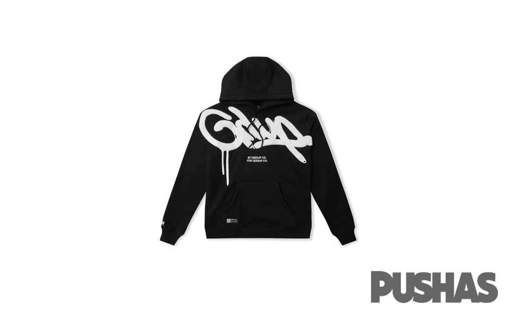 [Refurbished] Geedup Handstyle Hoodie 'Black White' (2023)