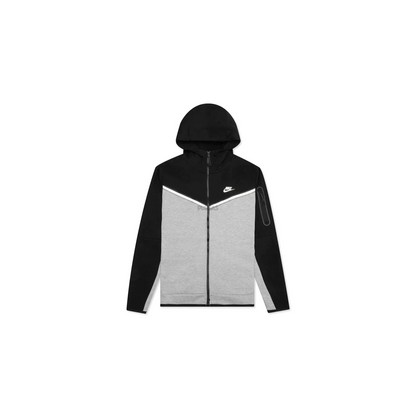 Nike-Sportswear-Tech-Fleece-Full-Zip-Hoodie-Black-Dark-Grey-Heather-White-2021