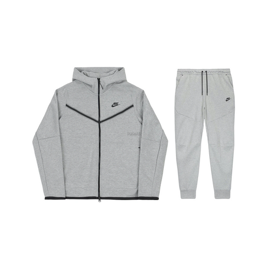 Nike-Sportswear-Tech-Fleece-Full-Zip-Hoodie-&-Joggers-Set-Grey