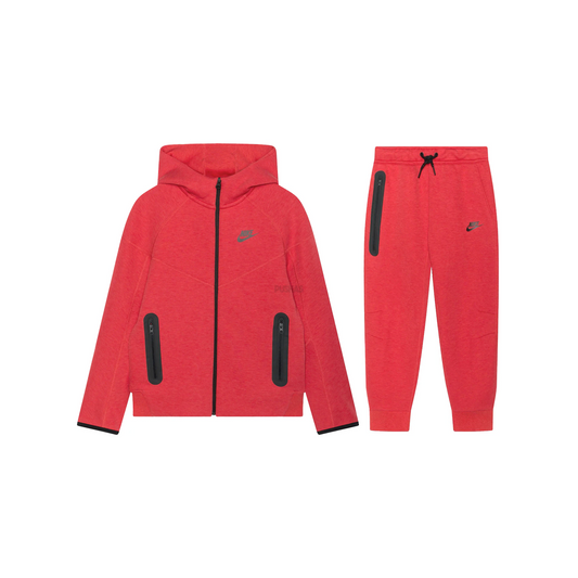 Nike-Sportswear-Tech-Fleece-Full-Zip-Hoodie-&-Joggers-Set-Light-University-Red-Heather-Black-Black-2023