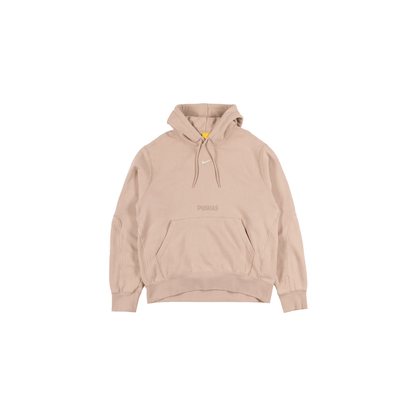 Nike box logo hoodie beige sales