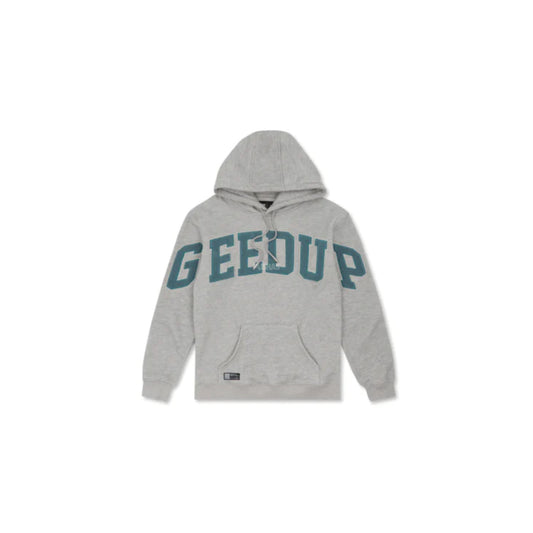 Geedup Hoodie Team Logo 'Grey Aqua' (2022)