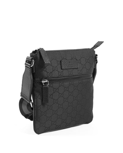 Gucci Small Nylon Messenger Bag 'Black'