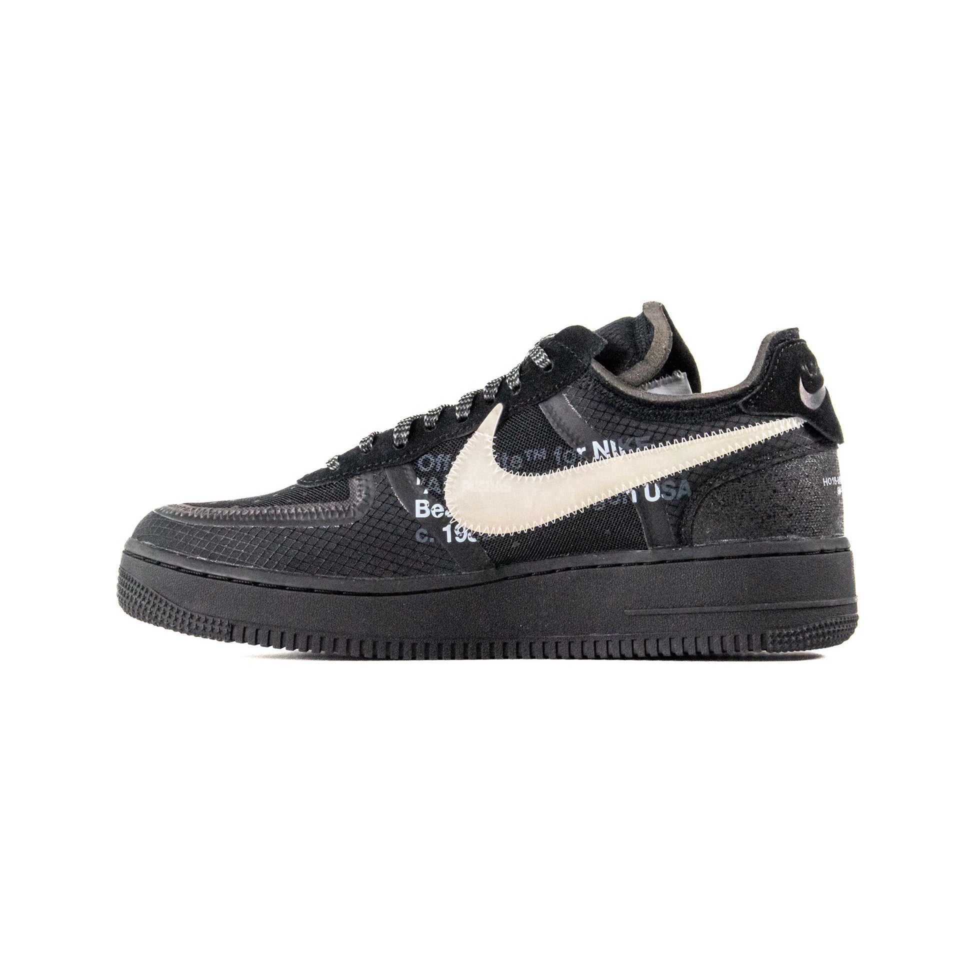Nike Air Force 1 Low Off White Black White 2018 PUSHAS