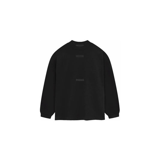 Fear of God Essentials Long Sleeve Tee 'Jet Black' (2023)