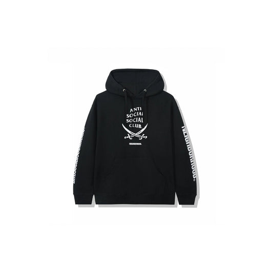 Anti Social Social Club x Neighborhood 6IX Hoodie 'Black' (2020)