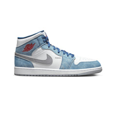 Air Jordan 1 Mid 'French Blue Fire Red' (2022)