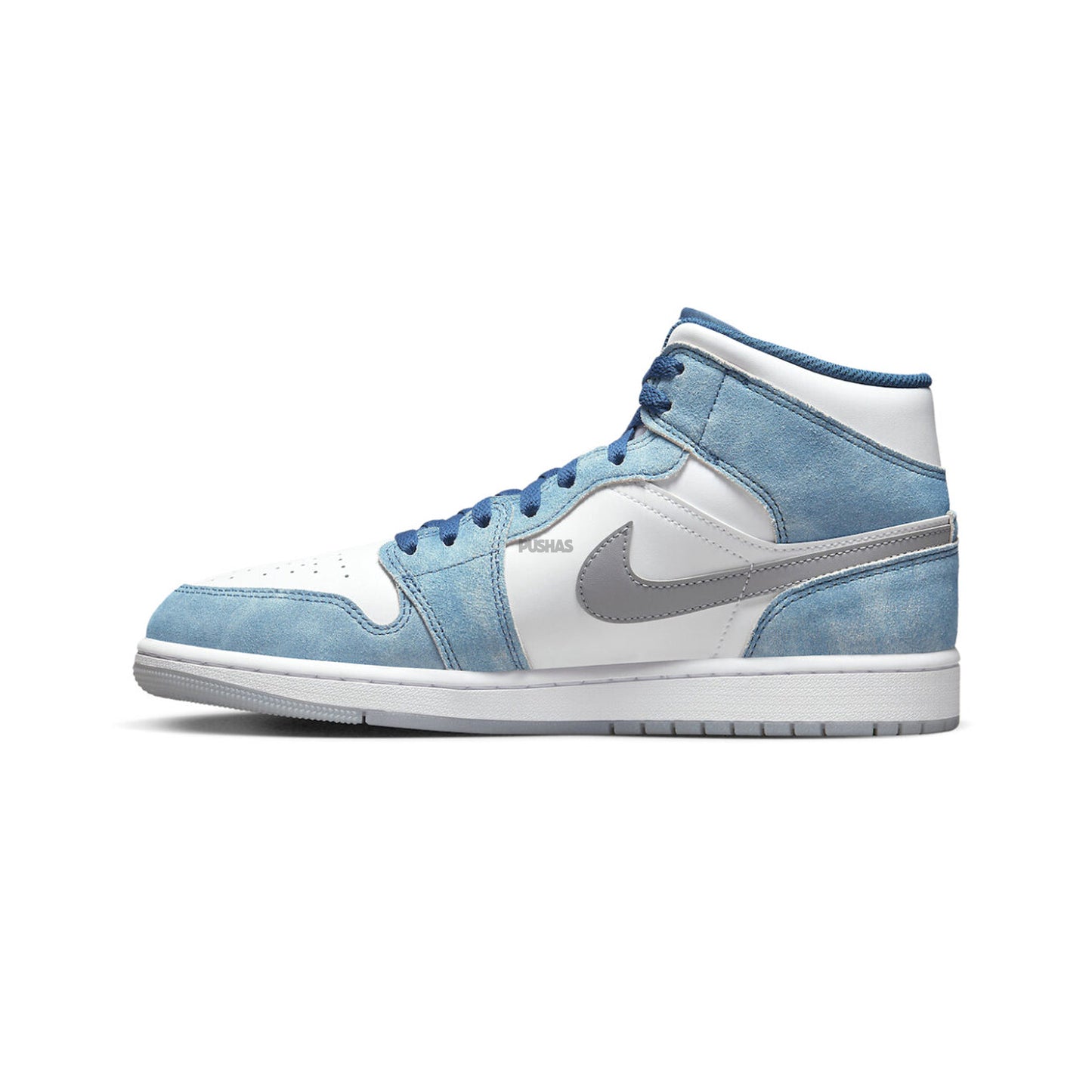 Air Jordan 1 Mid 'French Blue Fire Red' (2022)