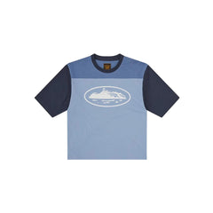 Corteiz Alcatraz Heavyweight Varsity Tee 'Blue'