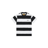 Corteiz Striped Tee 'Black'