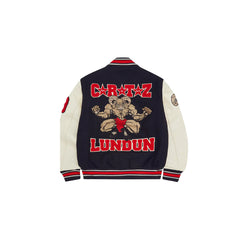 Corteiz Goat Varsity Jacket 'Navy'