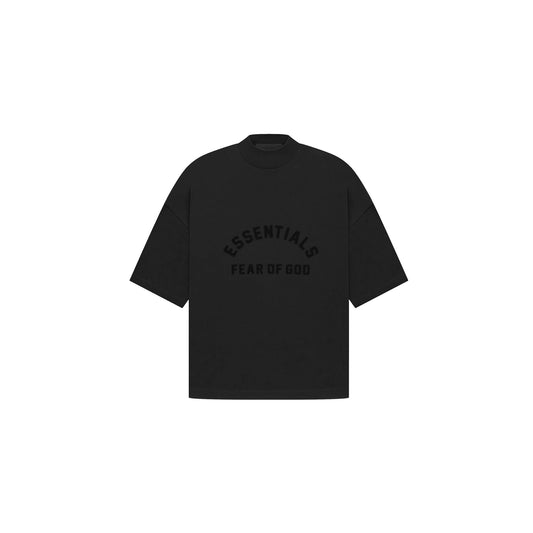 ESSENTIALS Arch Logo T-Shirt 'Jet Black' (2023)
