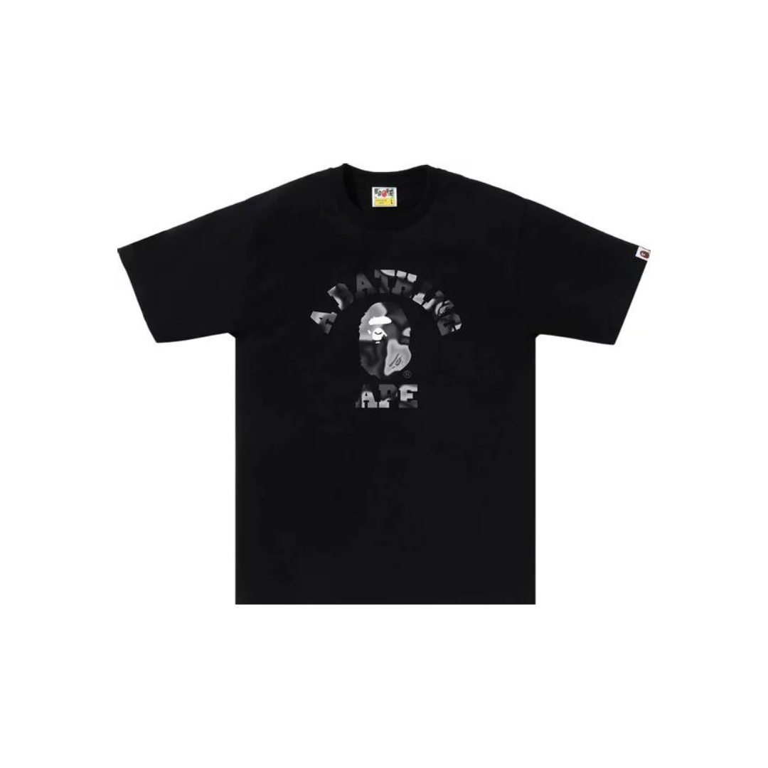 BAPE-Liquid-Camo-College-Tee-Black-Black-2024