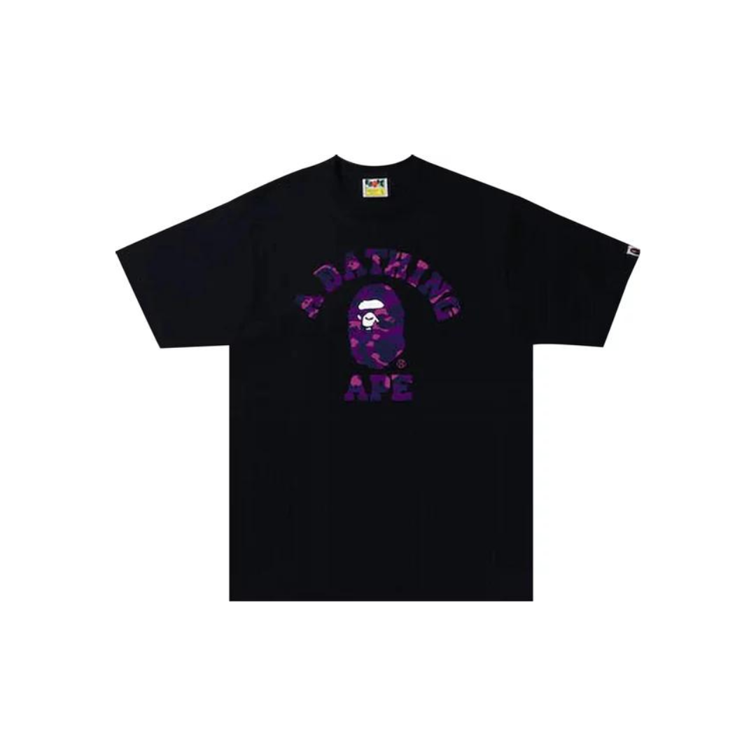 BAPE-Color-Camo-College-Tee-Black-Purple-2024