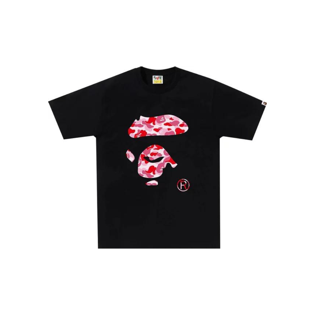 BAPE-ABC-Camo-Ape-Face-Tee-Black-Pink-2024