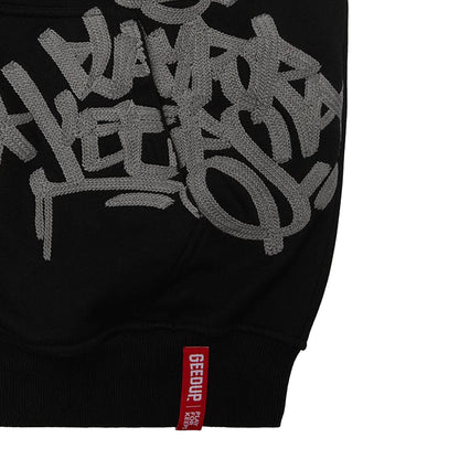 Geedup Multi-Logo Zip Jacket 'Black / Grey'