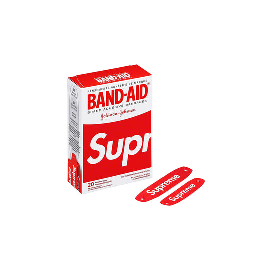 Supreme x Band Aid Adhesive Bandages (Box of 20) 'Red'