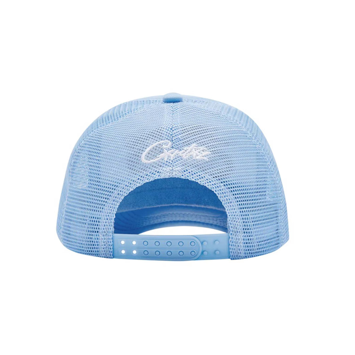 Corteiz cap Baby Blue StockXで購入！！ Corteiz 5 Starz Alcatraz Trucker 'Baby Blue' – PUSHAS