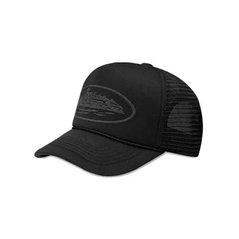 帽子 Corteiz Trucker Cap Black Corteiz Alcatraz Trucker Hat 'Triple Black' (2022) – PUSHAS