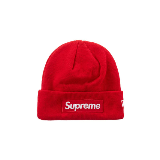 Supreme New Era Box Logo Beanie 'Red' (2023)