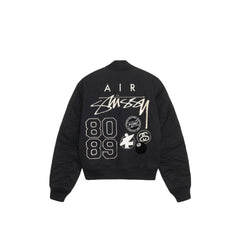 Stussy x Nike Reversible Varsity Jacket 'Black / Sail' (2023)