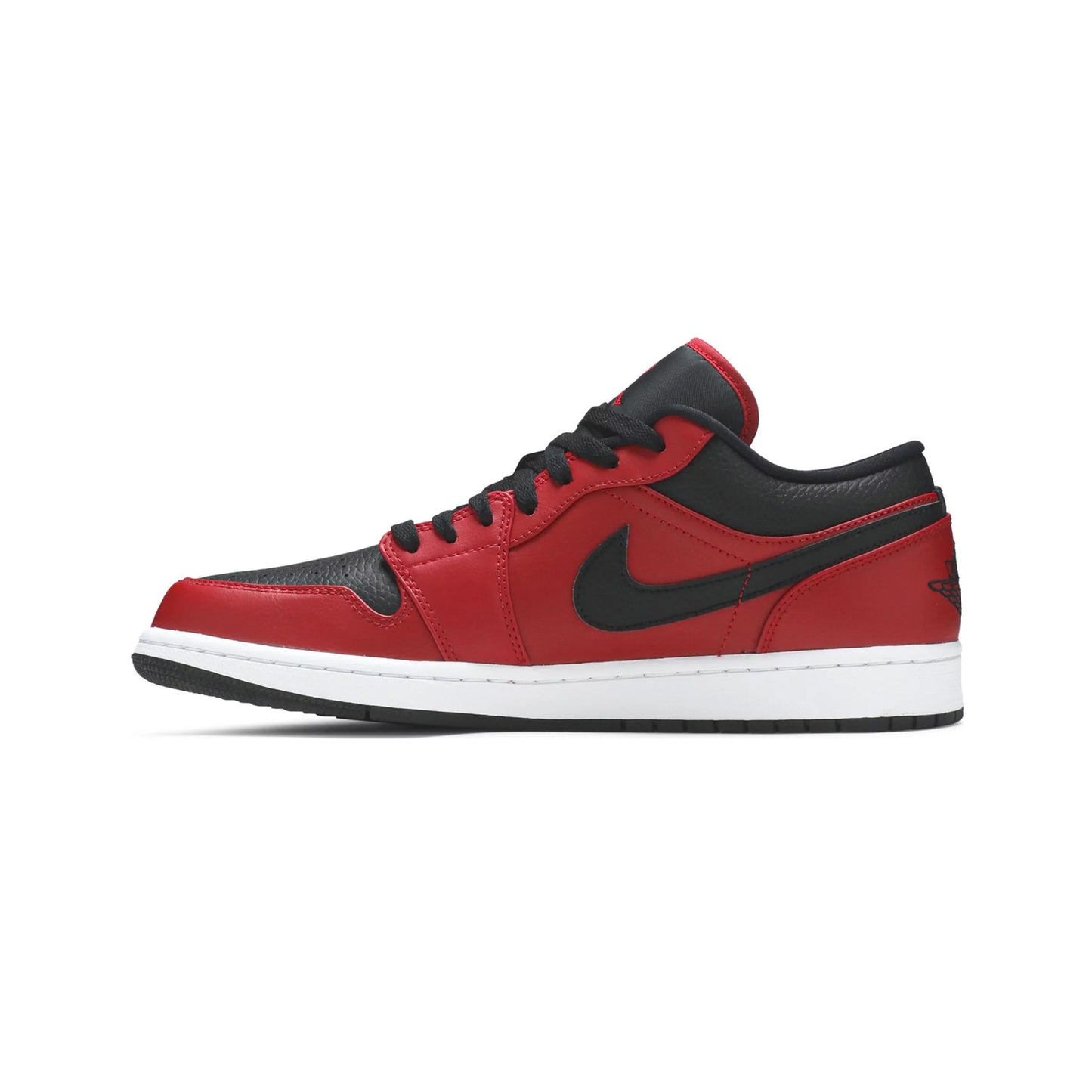 Air Jordan 1 Low 'Reverse Bred Pebbled Swoosh' (2021)