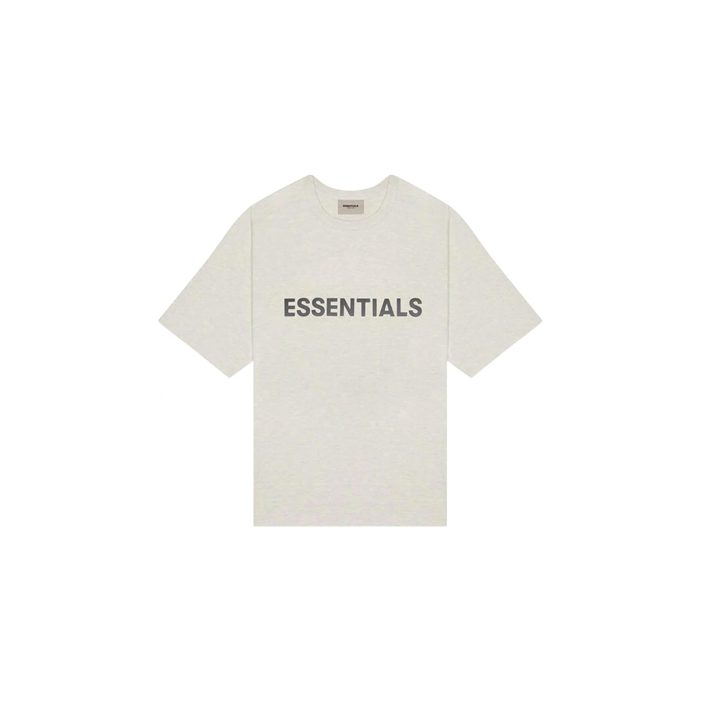 Fear of God Essentials Boxy Applique Logo T-Shirt 'Oatmeal' (2020)