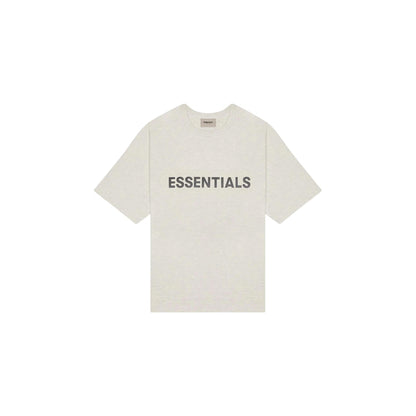 Fear of God Essentials Boxy Applique Logo T-Shirt 'Oatmeal' (2020)