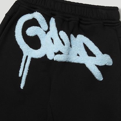 Geedup Handstyle Kids Tracksuit 'Black / Baby Blue' (2024)