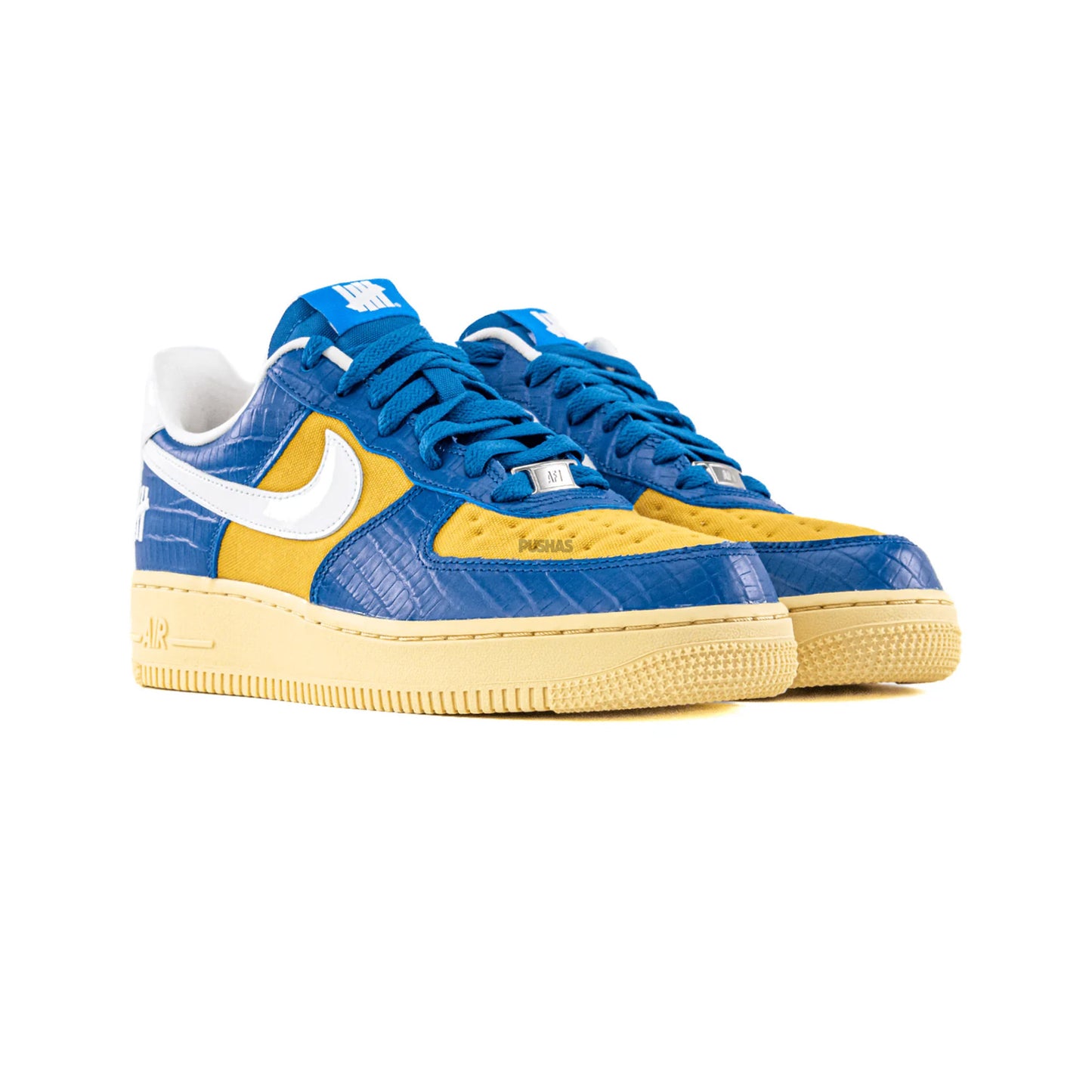 Nike Air Force 1 Low SP x Undefeated '5 On It Blue Yellow Croc' (2021)