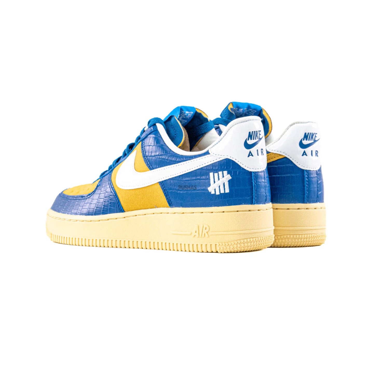 Nike Air Force 1 Low SP x Undefeated '5 On It Blue Yellow Croc' (2021)